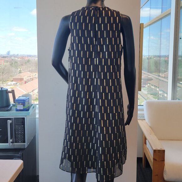 Calvin Klein Black and Gold dress - Picture 3 of 8
